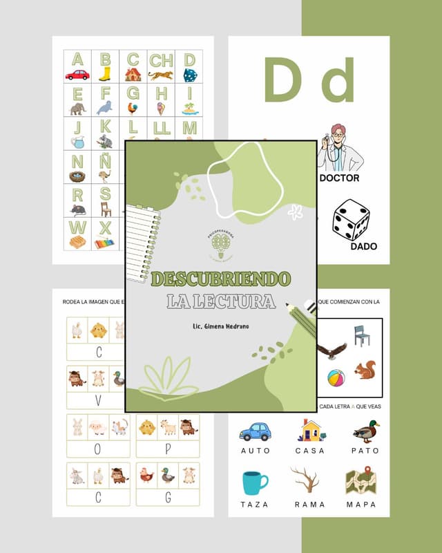 Cuadernillo de Iniciación a la Lectura Descubriendo la Lectura