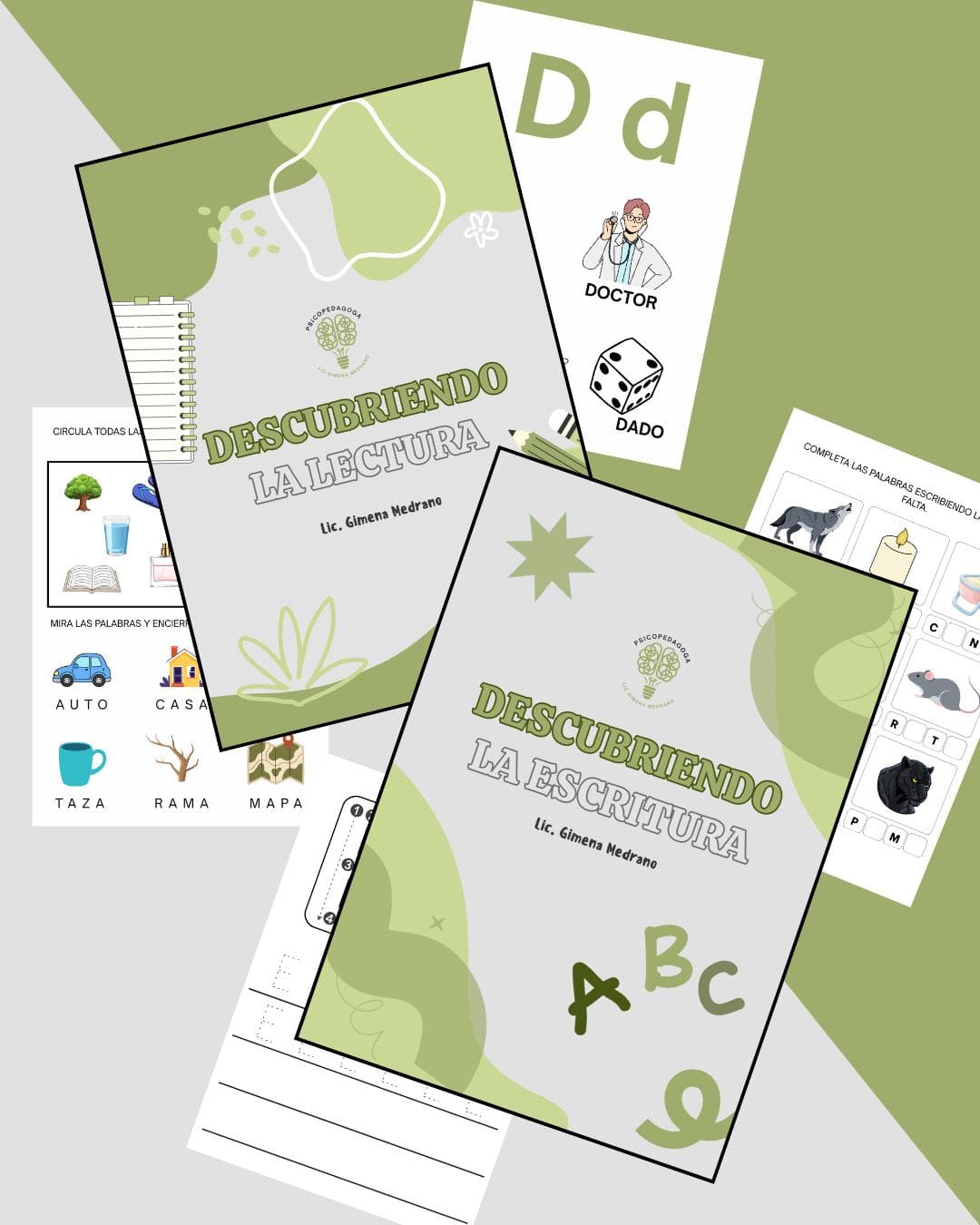 Pack Completo de Iniciación a la Lectoescritura: Descubriendo la Lectura + Descubriendo la Escritura