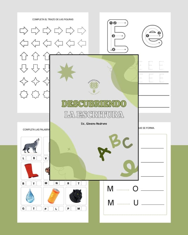 Pack Completo de Iniciación a la Lectoescritura: Descubriendo la Lectura + Descubriendo la Escritura